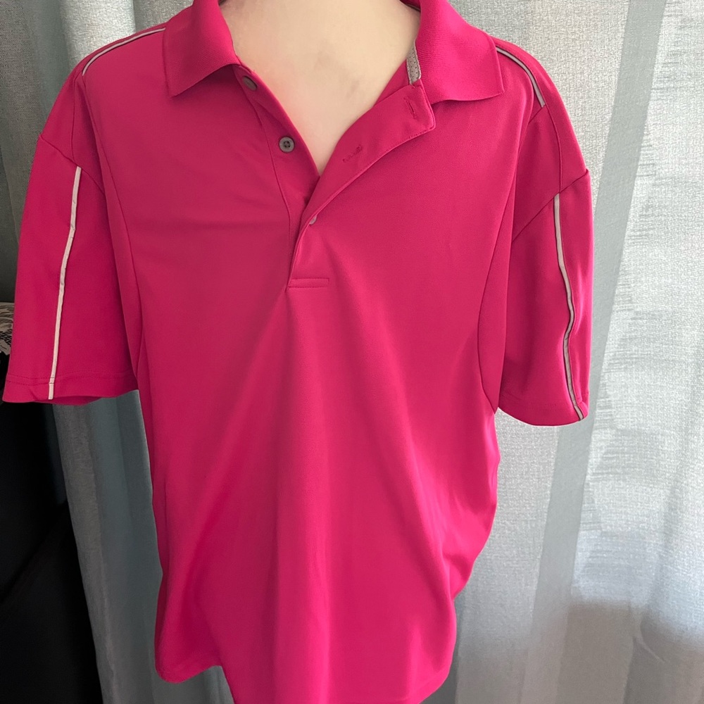 PGA tour mens Golf Shirt Sz L sports travel athletic leisure